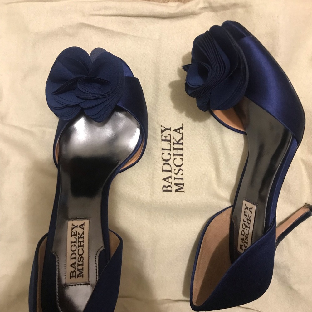 Badgley Mischka | Navy Heels